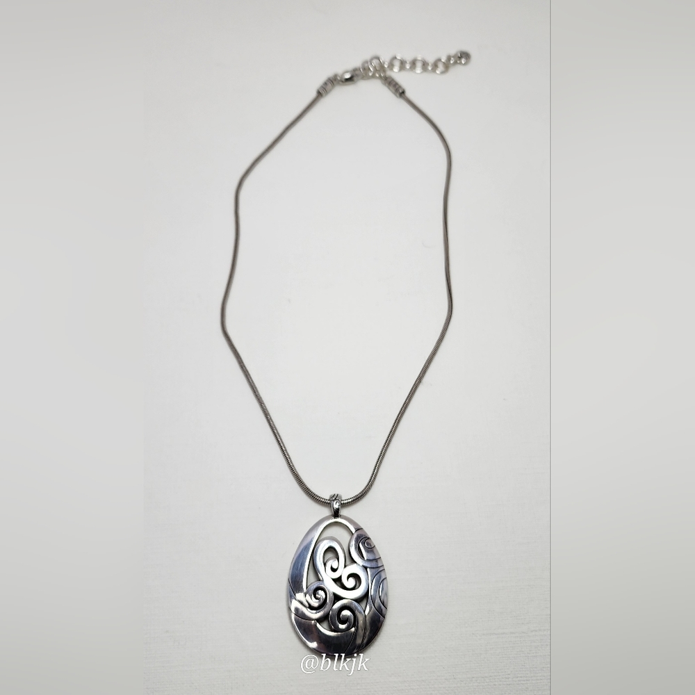 Brighton Silver Mingle Necklace EUC